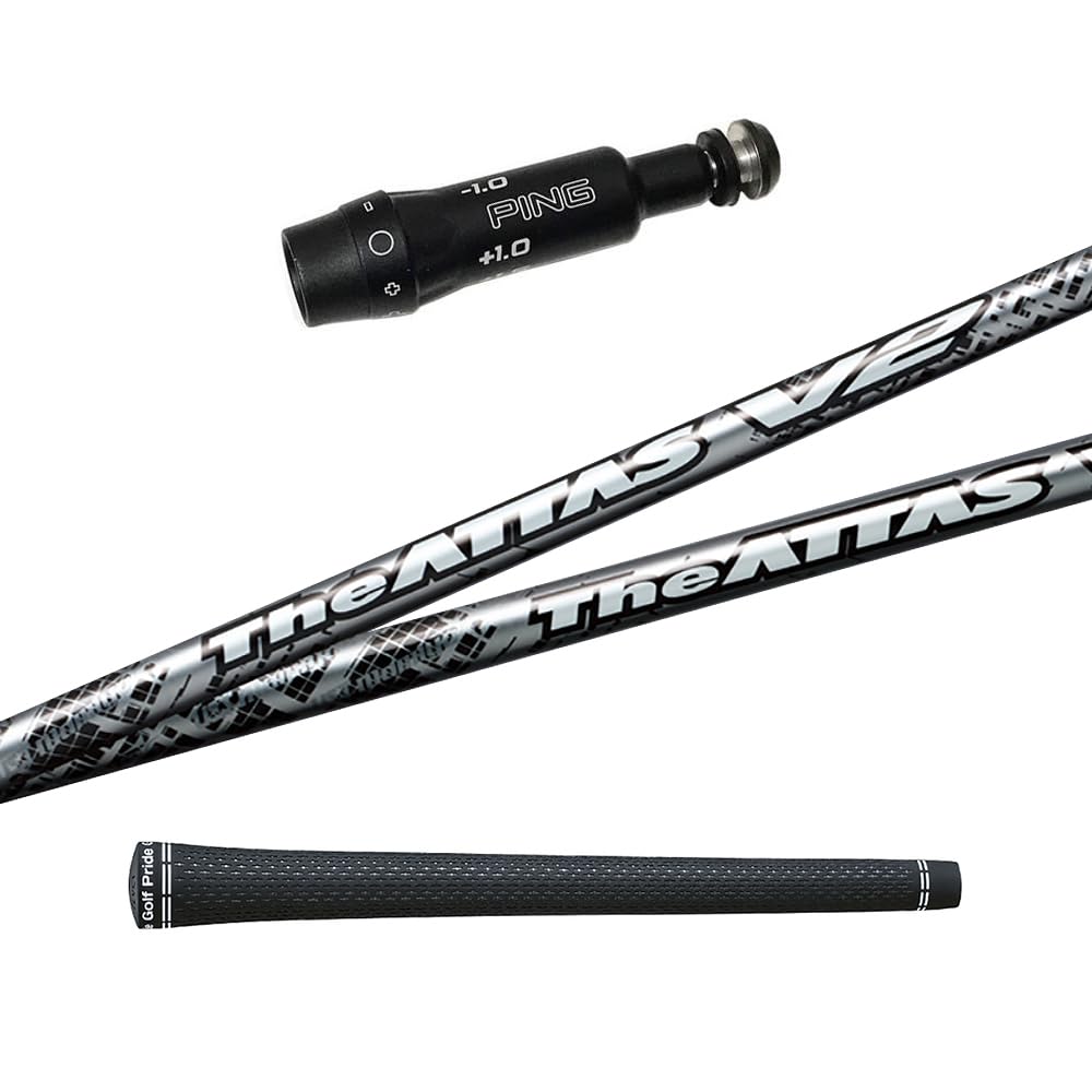 【極極美品】The ATTAS V2 6 X Ping スリーブ付き PING ピンG400用OEM対応スリーブ付シャフト USTマミヤ ジ
