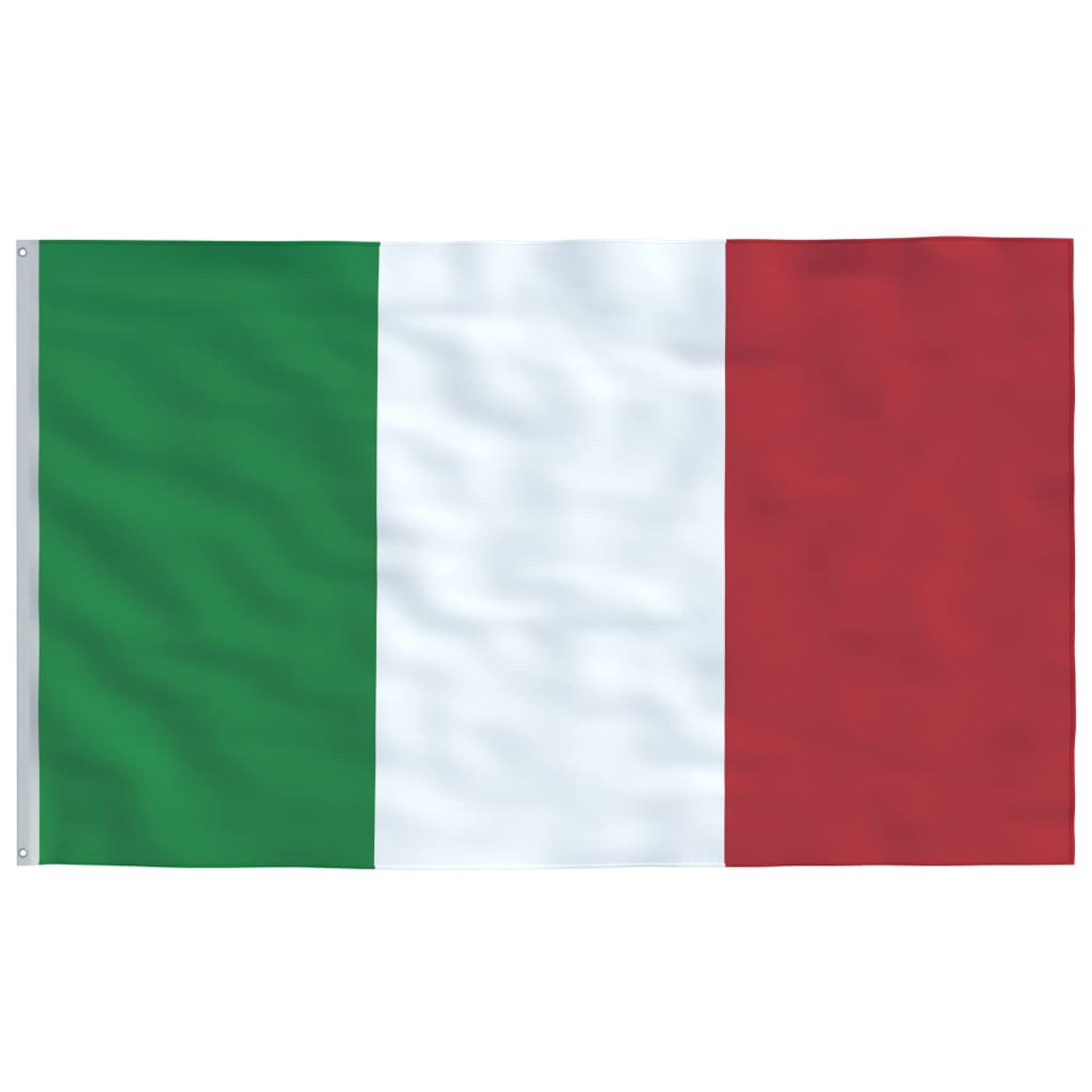 Mástil y bandera de Italia aluminio 5,55 m, CIADAZ Mastil Bandera Exterior, Asta De Bandera