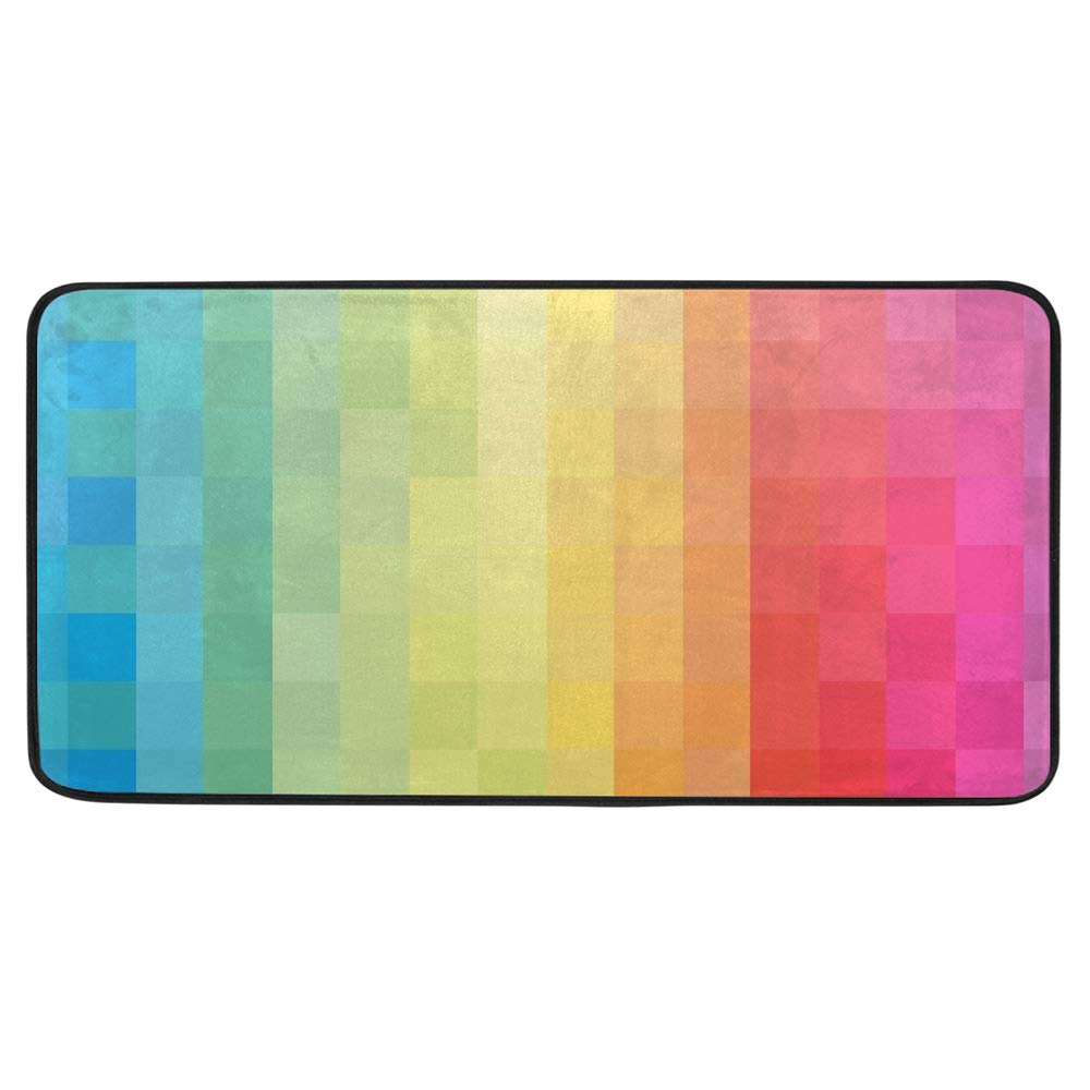 Tapis de cuisine antidérapant anti-fatigue motif lion
