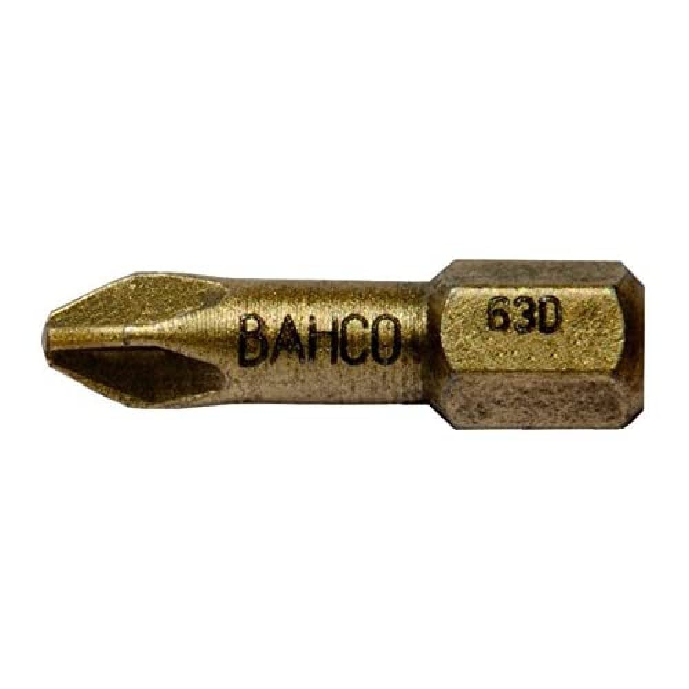 Bahco 63D/PH1 Ph1 Diamond Bit for Phillips Head Screws Gold, 25 mm, 5-Piece