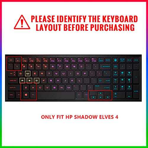 Cobertor de Teclado de Silicona para HP OMEN 15-DC 15.6" miniatura 2