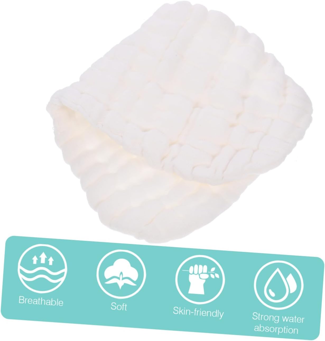 Milisten 10pcs Cotton Cloth Diapers Liners Soft Absorbent Comfortable Newborn Diaper Inserts