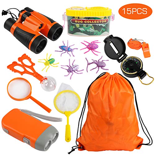Kit de Binoculares para Niños de Exploración 15 en Explorador Naturaleza �  Prismáticos