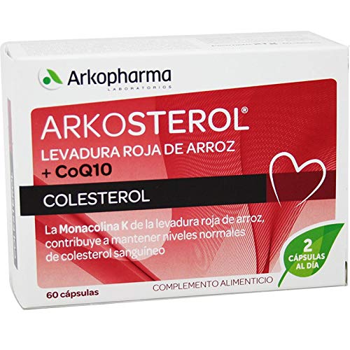 Arkopharma Levadura Roja de Arroz con CoQ10, 60 Cápsulas