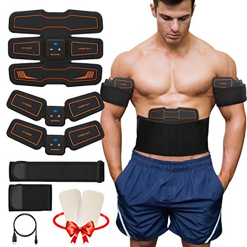15 Livelli Muscoli Addominali , Koooper Elettrostimolatore EMS Stimolatore Muscolare Per Addome - Ricarica USB - Offerta 3 Cintura di Supporto - Cintura / Massaggio / Cintura da Massaggio