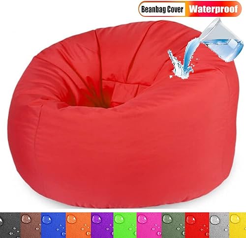 Miniatura 4 de SXBCyan Funda impermeable para puf para exteriores, sin relleno, para jardín, playa, piscina, puf flotante, silla Oxford para niños y adultos (color