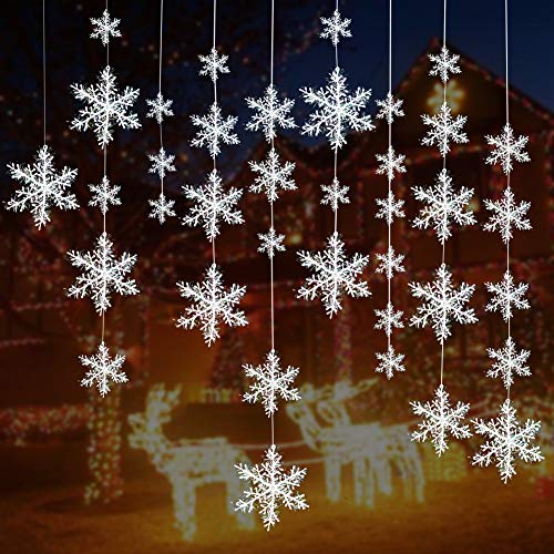 26 Decorazioni Soffitto A Spirale Per Natale - Tema Caramella Rosso E Bianco Per Feste
