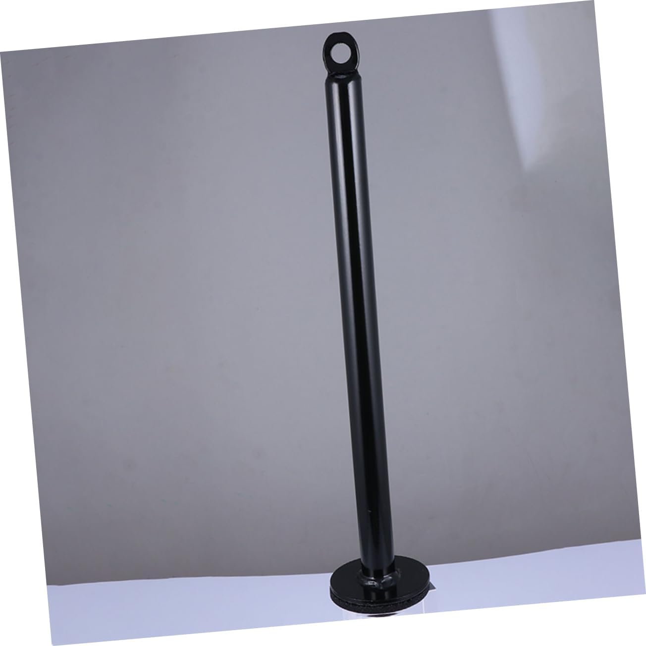 Happyyami Barbell Weight Stand with Loading Pin Durable Weight Plate Rack for Strength Training Space-saving Design for Home and Gym Use Versatile Fitness Equipment Accessory