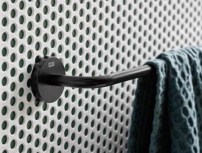 Emco Round Bath Towel Rail 800 mm 4360 White, Whitely, 60 x 78 x 860 - Image 3