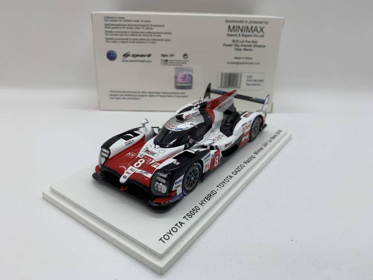 Amazon.co.jp: SPARK 1/43 ミニカー ミニカー TS050 HYBRID TOUOTA