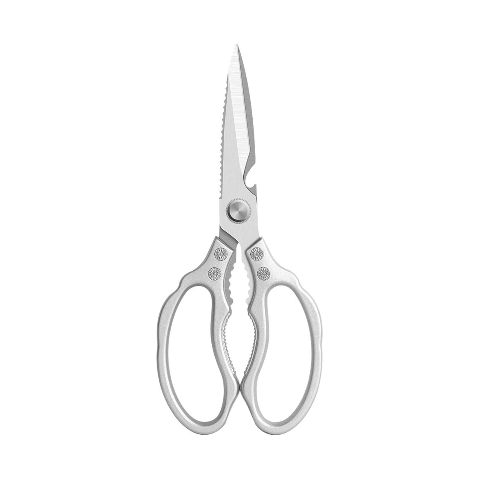 Seamue Gold Kitchen Scissors Kitchen Scissors Multipurpose Utility Steel Heavy Duty Food Scissors (Gold)