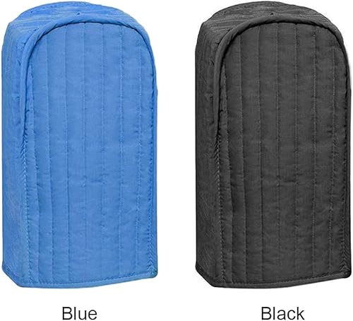 Miniatura 8 de Cubierta antipolvo negra del poliéster de la huella dactilar para la licuadora, 15.6in x 7.1in x 5.6in