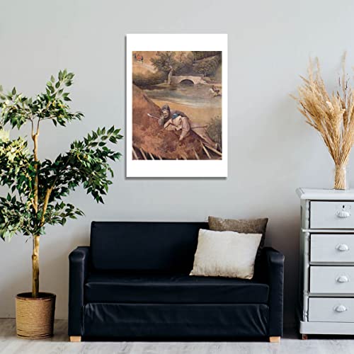 Hieronymus Bosch Montagne affiche mate grand format impression d'art premium - 3