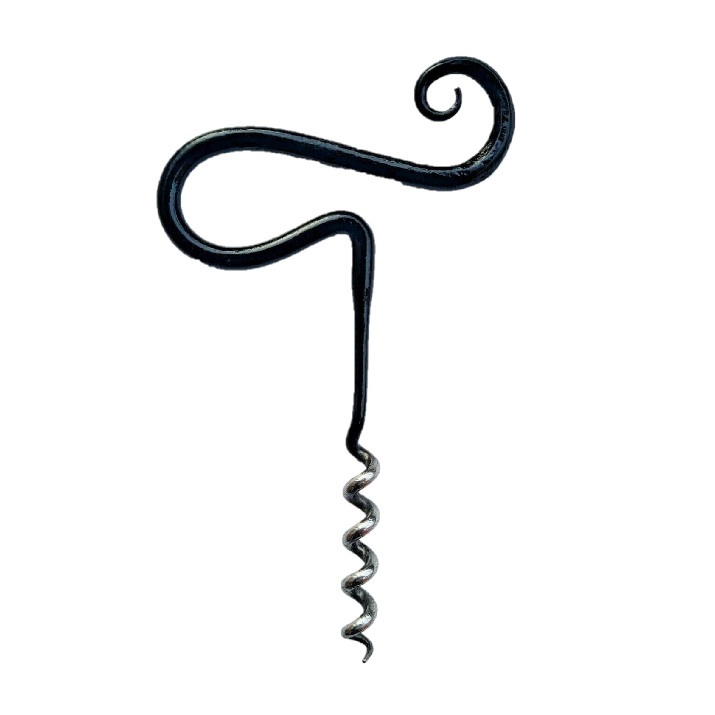 Tire-bouchon forgé cadeau idéal style médiéval et torsadé