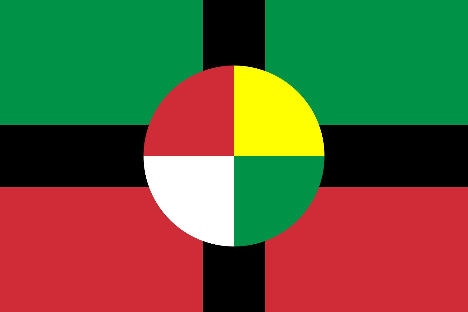 Drapeau Large BAJARAKA 1958-1964 historique en tissu pour collectionneur