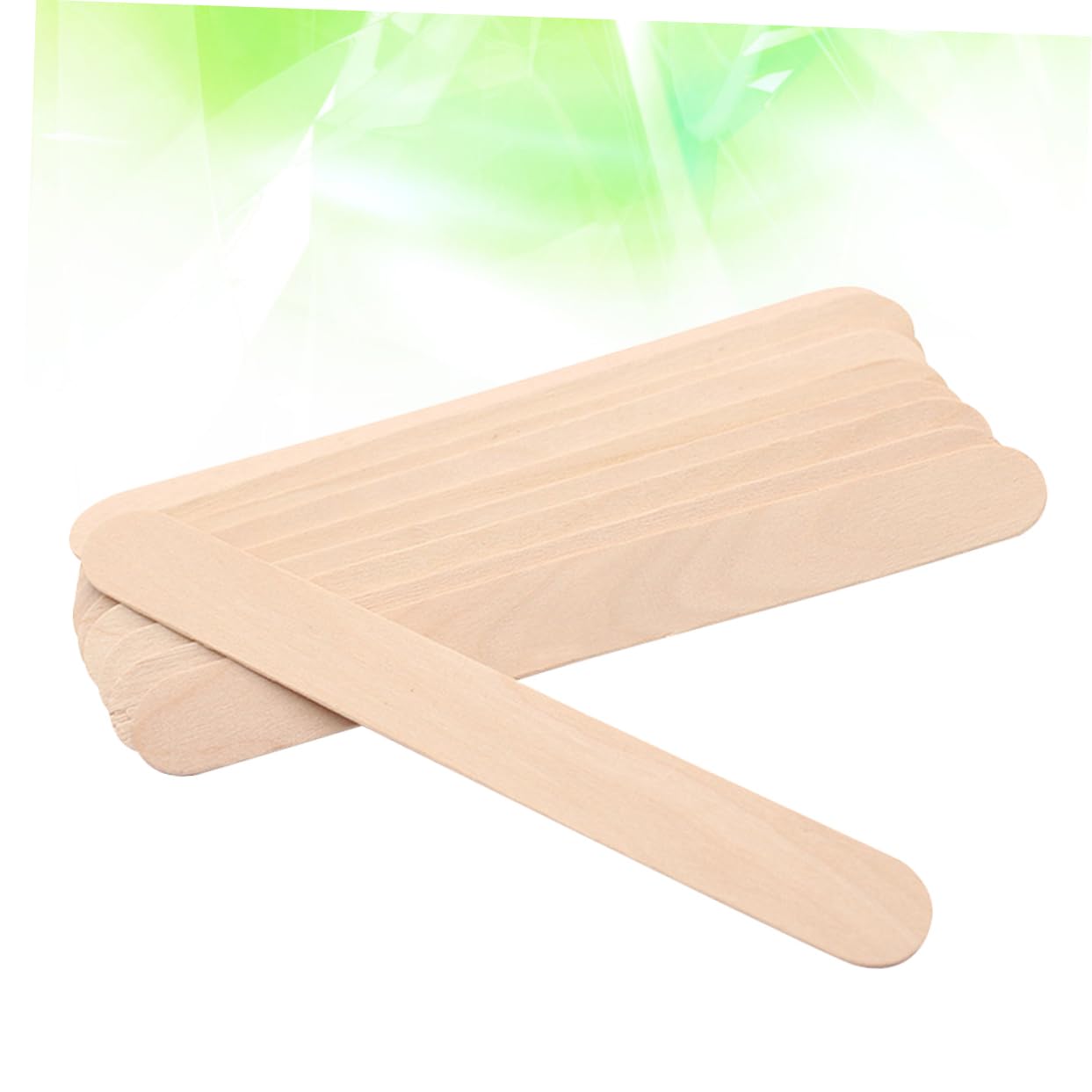 SOLUSTRE 100pcs Face Hair Removal Tool Set Beauty Care Rod Tongue Spatula Waxing Supplies After Wax Care Skin Scraper