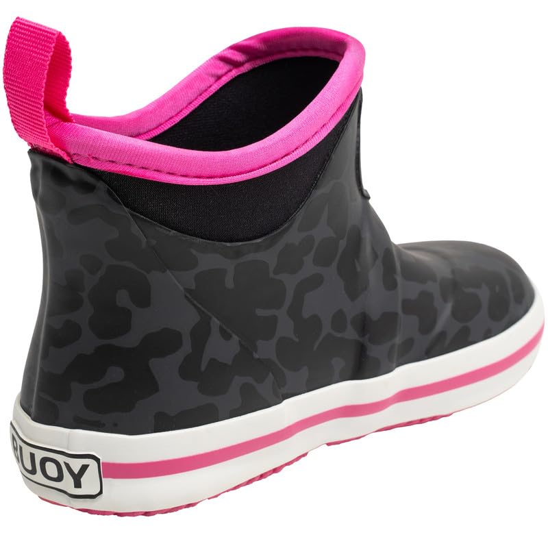 Buoy Boots Toddler Rain Boots for Girls and Boys, Cow & Cheetah Prints3