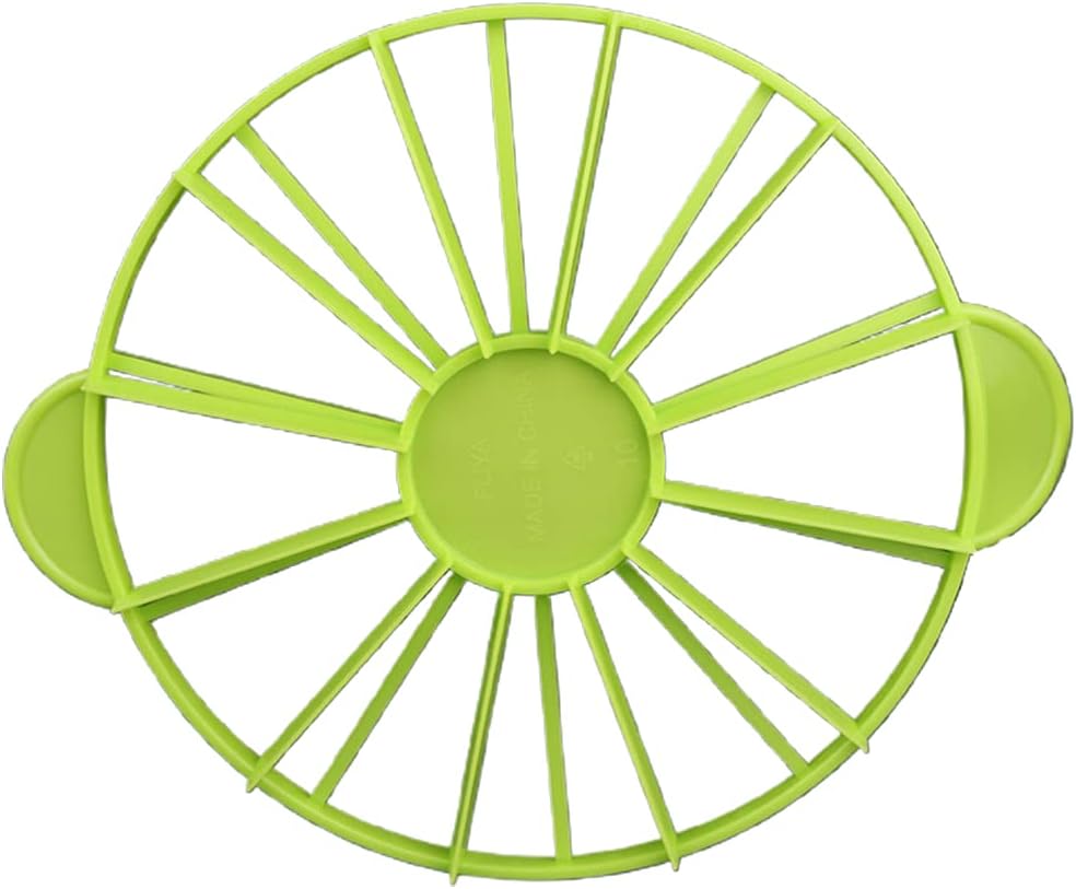Cake Divider Household Plastic Round 10/12 Pieces Bread Cake Divider Equal Portion Cutter Marker Baking Tool Green Cake Cutter Leveler Adjustable