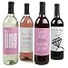 OMG, You're Getting Married! - Wine Bottle Labels Engagement Party Gift - Set of 4