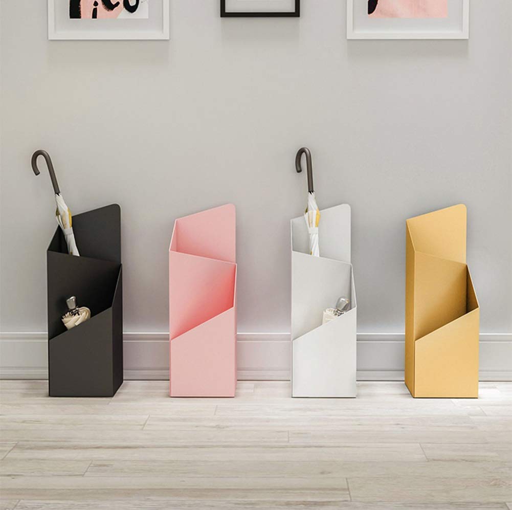 Portaombrelli Moderno in Metallo con Design a 2 Scomparti, per l'ingresso, Il corridoio e la Porta