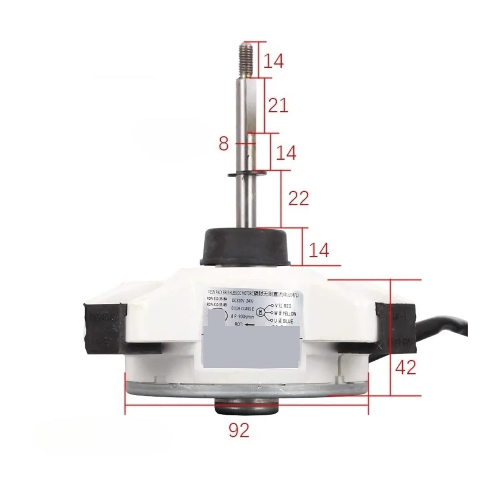 Motor de ventilador CC RDN-310-35-8A/B DC310 24W 900r/min