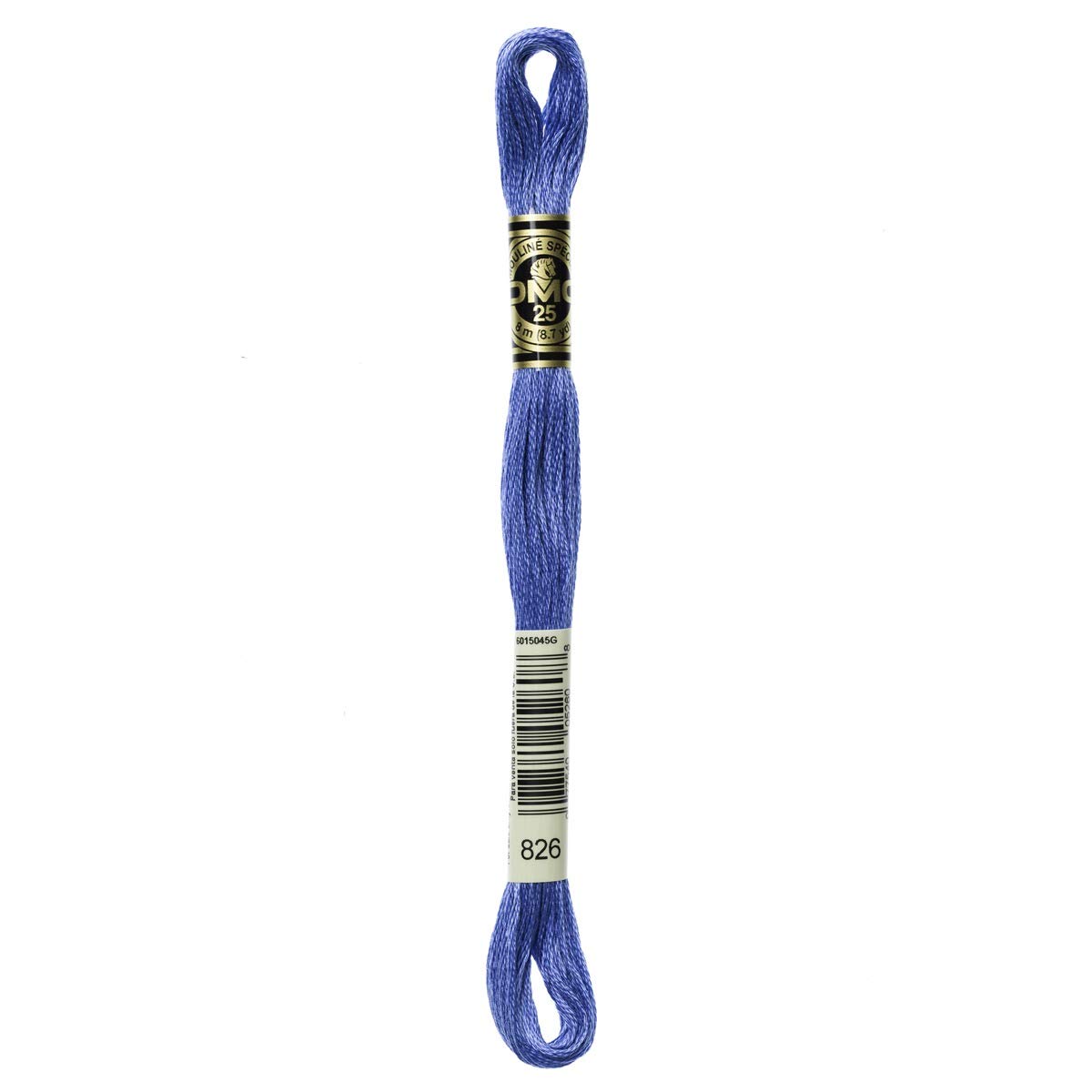 DMC Embroidery Floss Mouline Stranded Cotton Thread for Hand Embroidery and Sewing - Colour No: 826-3 x 8m Skeins โ image 1