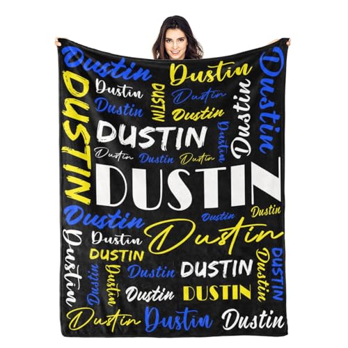 Personalized Blankets for Kids with Names Customized Blankets with Name for Adult Custom Blanket Gift for Birthday Christmas Valentines Day Gift