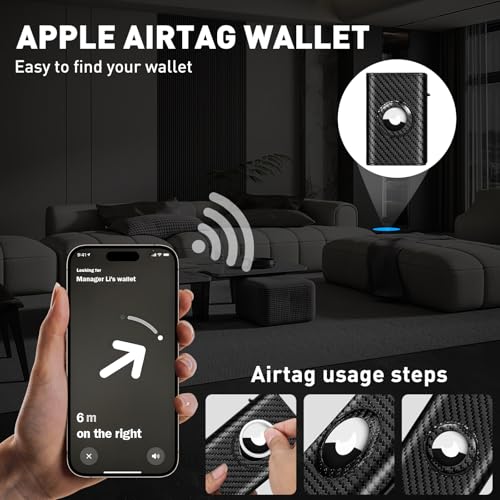 Wallet for Men Minimalist Pop Up Credit Card Case Holder 1-7 Cards, Smart Slim Wallet with Money Clip ID Window RFID Blocking Bifold Compact(Airtag Not Included) Wallets Gifts for Men3