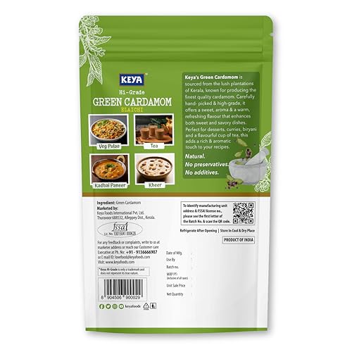 Image of Keya Whole Green Cardamom 30g