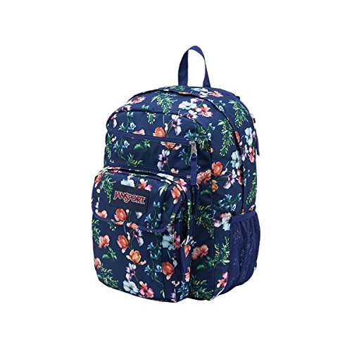 JanSport Big Student Classics Series Backpack - Multi Navy Mountain Meadow