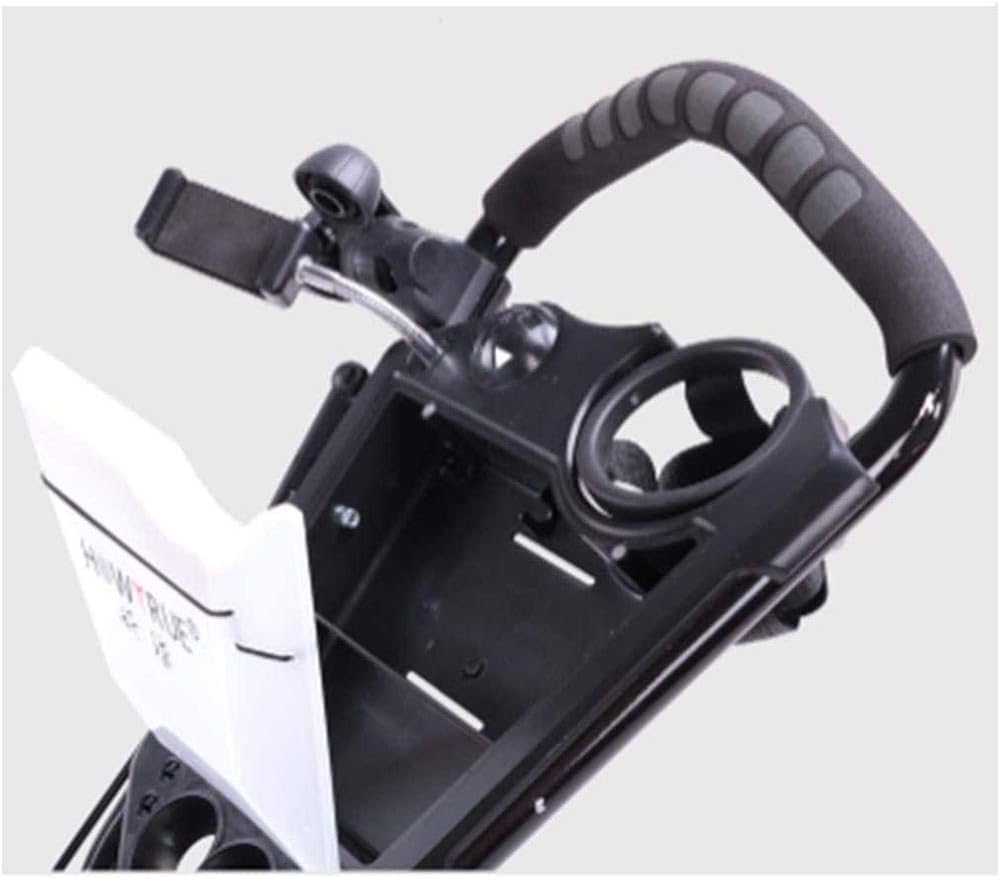 Carrello da Golf con segnapunti, Carrello da Golf Pieghevole con Telaio in Alluminio, Un Secondo for Aprire e chiudere for i Golfisti Junior Caddy da Golf