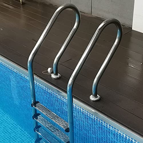 Escalera para piscina Katzowen 3 escalones acero inoxidable miniatura 1