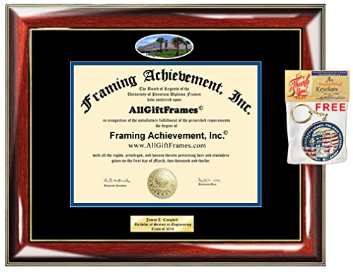 Diploma Frame TAMUCC Texas A&M University Corpus Christi Graduation Gift Idea Engraved Picture Frames Engraving Degree Certificate Him Her Nursing Business Engineering Education School