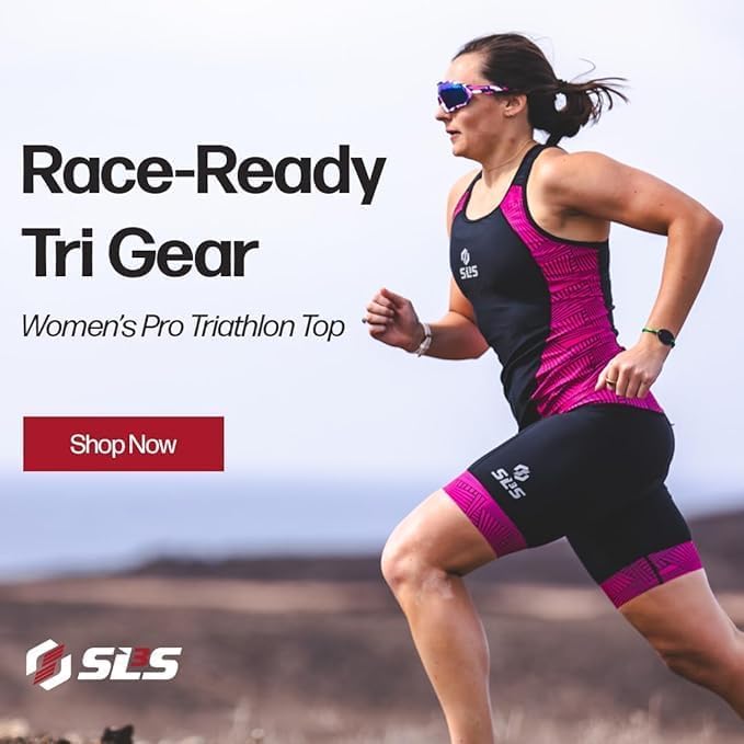 SLS3 FX Top Deportiva de Triatlón para Mujer | Bolsillo Trasero | Costuras antifricción | Dobladillo Especial | Ajuste Elegante | Diseño Alemán