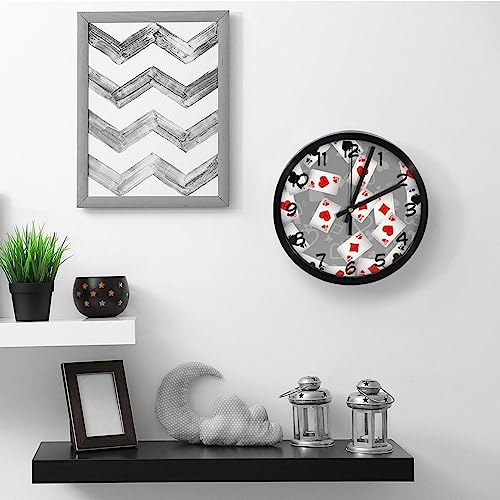 Horloge murale silencieuse pour maison et bureau avec mécanisme de précision quartz - 6