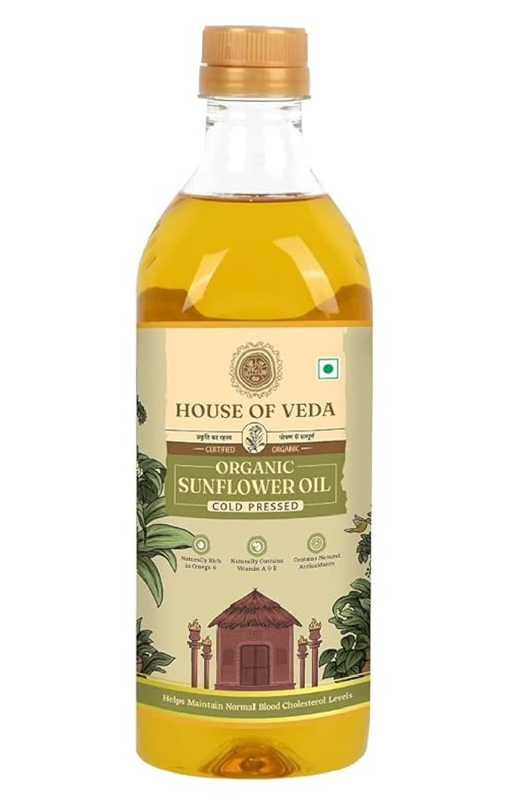 House of Veda Organic Sunflower Oil 1 litre - High in Antioxidants, Delicious & Healthy (B0C1ZPLFT7) Amazon Price History, Amazon Price Tracker