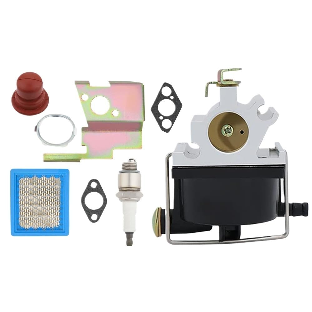 Kit de Juntas de carburador for Tecumseh 632671C, 632614, 632671, 632671A, 632671B y 640020. Kit Completo de carburador, válvula de Combustible, cebador.