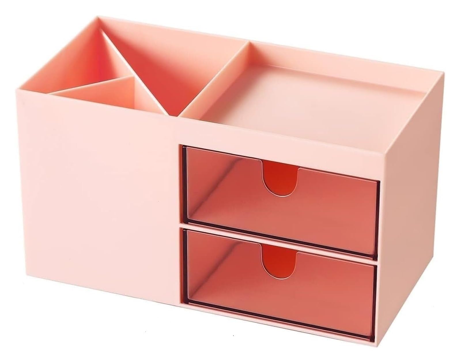 Organizer na biurko Organizer na biurko Organizer na biurko z uchwytem na długopis Plastikowy pojemnik do przechowywania z szufladami Organizator na przybory do makijażu do biura Biurko szkolne Tidy O