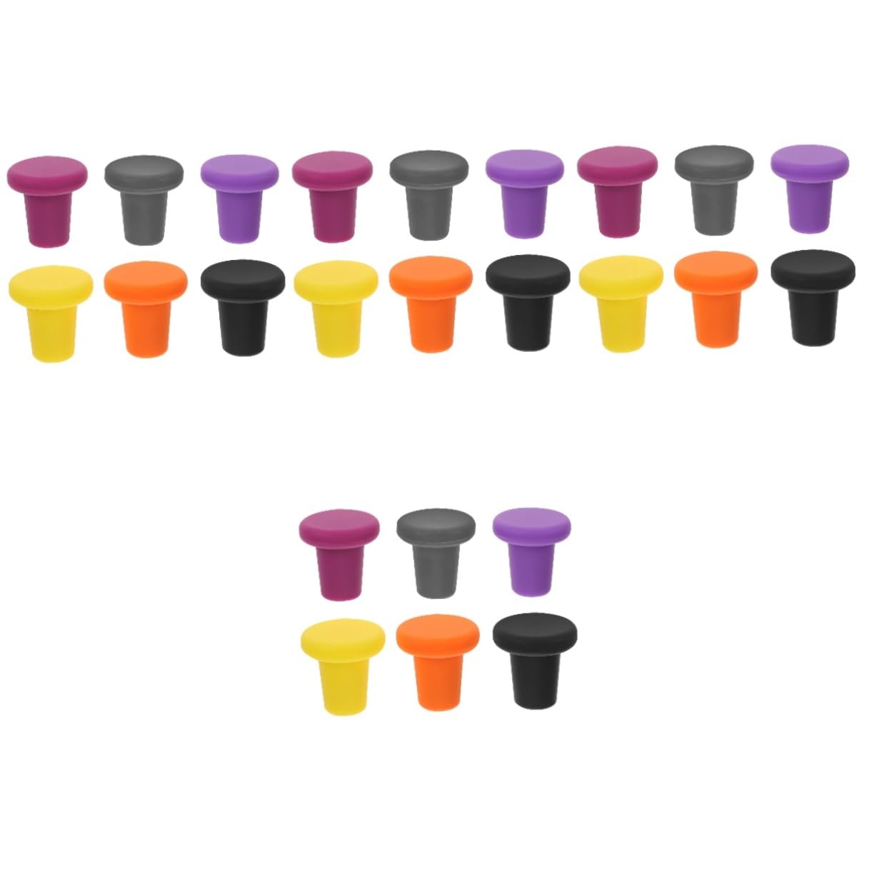 Cabilock Tapones De Silicona Selladores Reutilizables Tapones Compatible Tipo 6 Piezas X 4