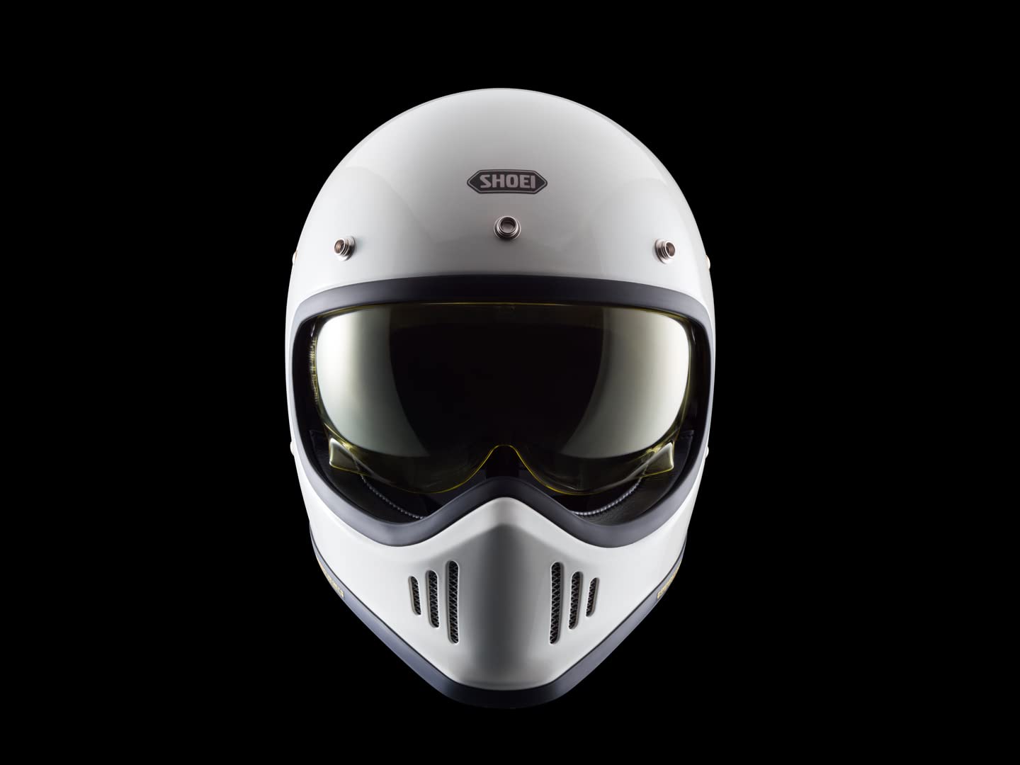 Shoei Ex-Zero Gloss White Full Face Motorcycle Helmet Size L