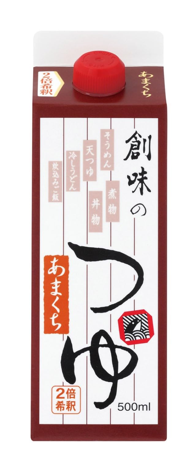 創味食品 創味のつゆあまくち 500ml×2本