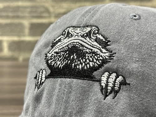Image of Embroidered Animal Hat Gift for Men Women, Adjustable Baseball Cap | Animal Lover Collection, Casual Outdoor Wear, Breathable Cotton Fabric, Adjustable Buckle Closure