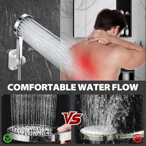 Image of Shower Head,12 inchHigh Pressure Rainfall Shower Head with Handheld Dual Spray