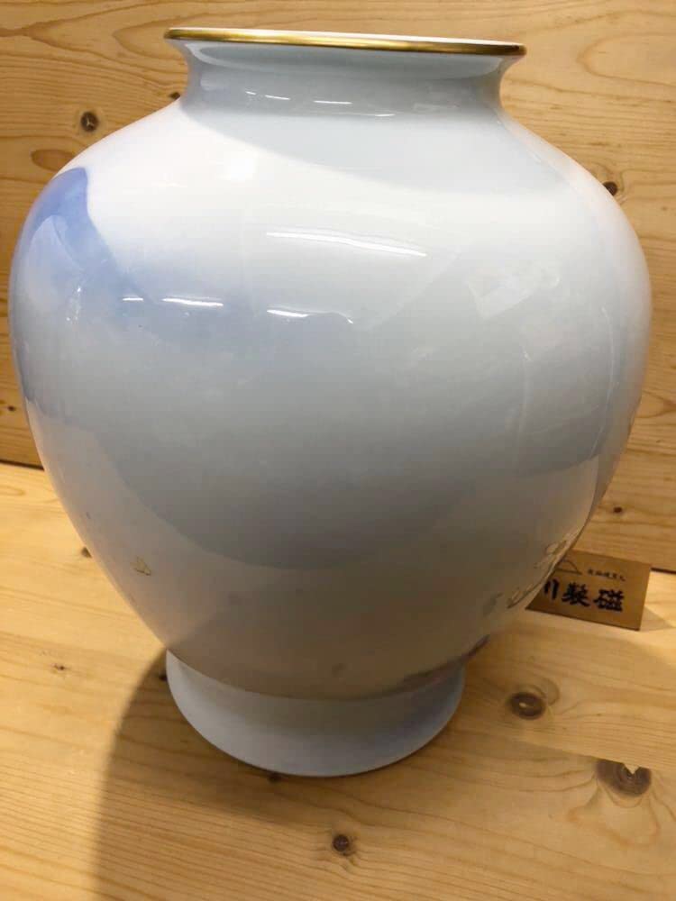 未使用/特価❕深川製磁/オールド深川/孔雀/花瓶/1点　花入/壷/大花瓶 Amazon.co.jp: 深川製磁/オールド深川/孔雀/花瓶/1点 壷/大花瓶/割烹