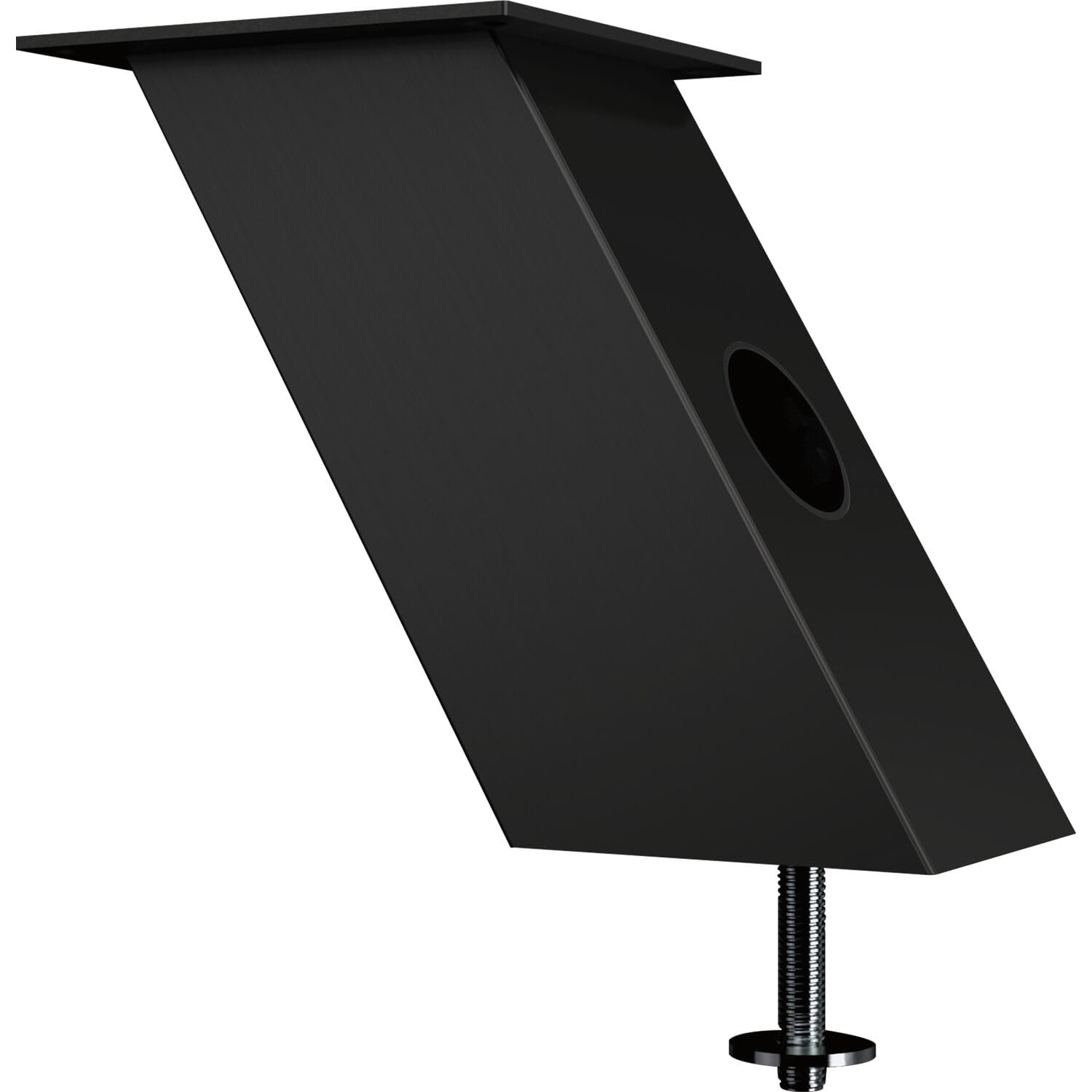 Consola de bar de aluminio negro EBB Jumbo Power Station con acabado premium