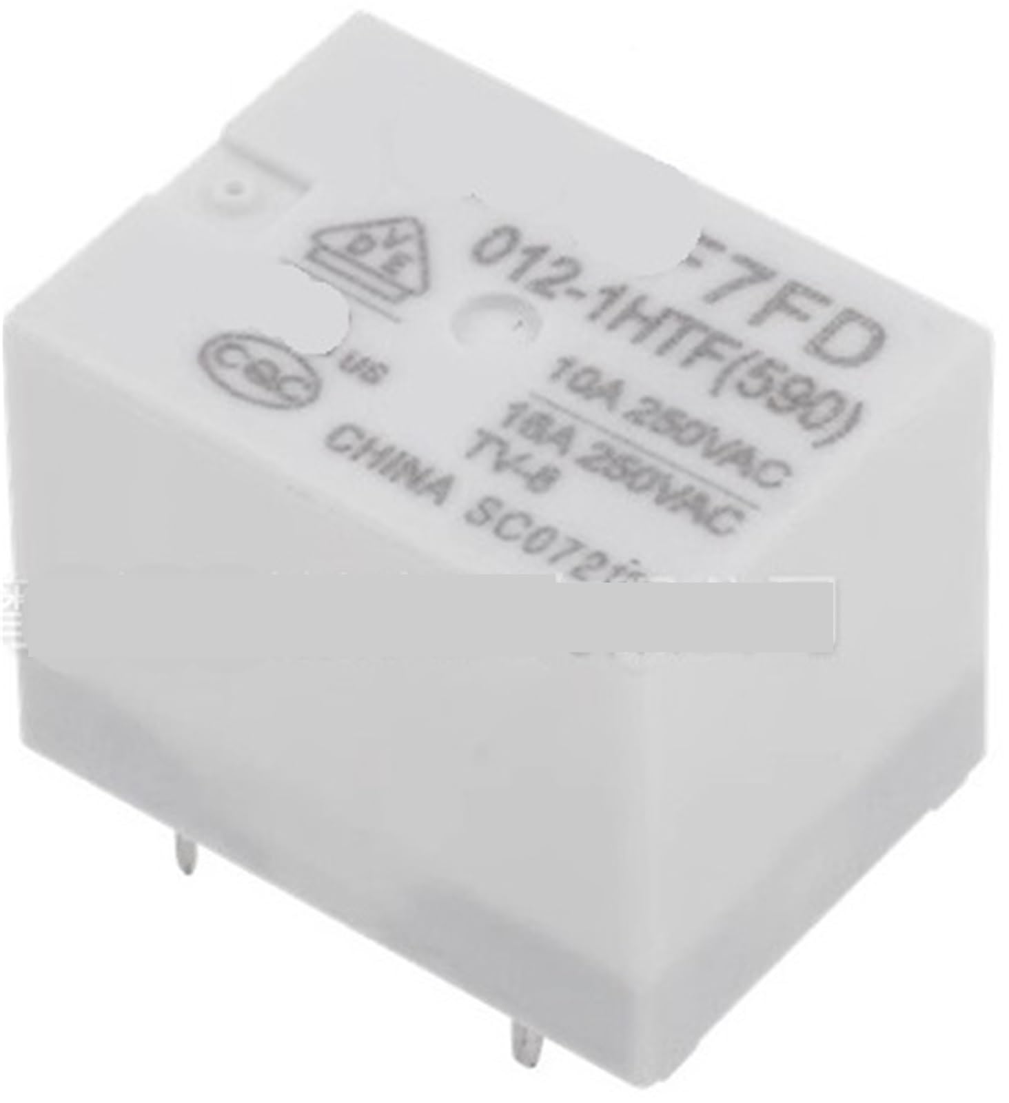 HF7FD-024-1HTF relais de puissance 4 broches 16A pour automatisme - 6