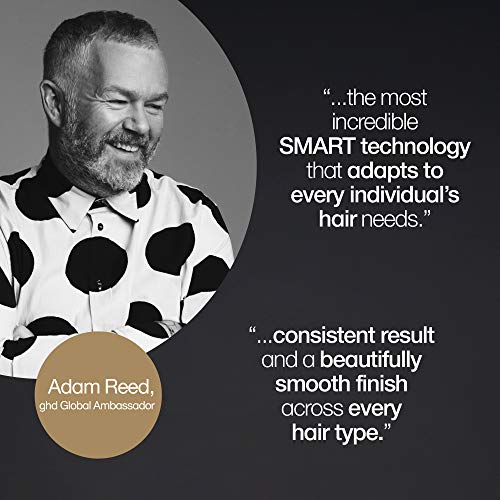 ghd Gold Hair Straightener, Ceramic Flat Iron, Professional Hair Styler, Black