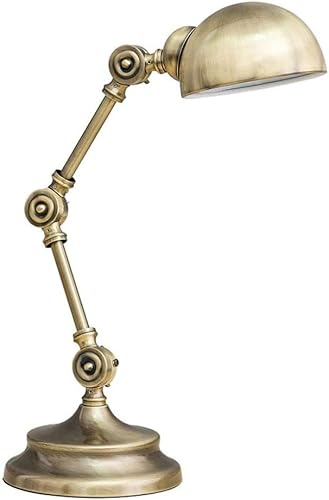 FZZDP - Lámpara de mesa retro de estudio de lectura para dormitorio, lámpara de mesita de noche, estudio creativo, decoración de sala de estar