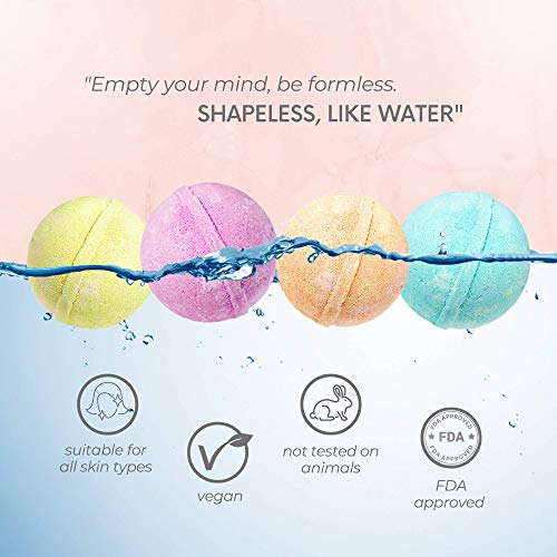 Levitural Bath Bombs, Dead Sea Salt, Essential Oils, Relaxing and Tranquility Organic Aromatherapy - Christmas Gift Ideas (Set of 6) - Image 5