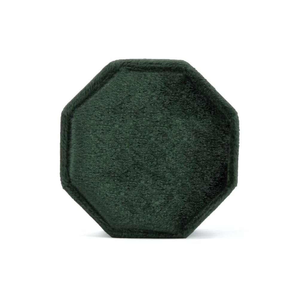 LCKKJHG Wedding Ring Box Octagonal Ring Display Box Three Slots Storage Holder With Detachable Lid For Proposal Engagement Wedding(Color 5)